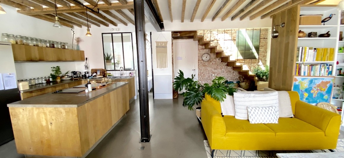 MEUBLÉ – 3/4 ch – Paris 16e – Trocadéro/Passy – Rue Vineuse – Duplex 123 m2 au sol – 5ème et 6ème dernier étage avec ascenseur – Loyer cc : 4.000 euros