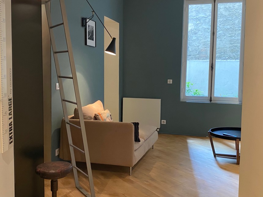 MEUBLÉ – 1 ch – Paris 16e – 55 m2 – Passy/Trocadéro – Rue de la Tour- Rdc sur cour – Loyer cc : 1.750 €