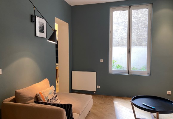 MEUBLÉ – 1 ch – Paris 16e – 55 m2 – Passy/Trocadéro – Rue de la Tour- Rdc sur cour – Loyer cc : 1.750 €