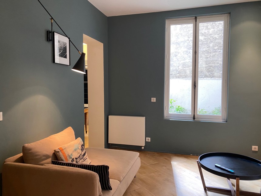 MEUBLÉ – 1 ch – Paris 16e – 55 m2 – Passy/Trocadéro – Rue de la Tour- Rdc sur cour – Loyer cc : 1.750 €