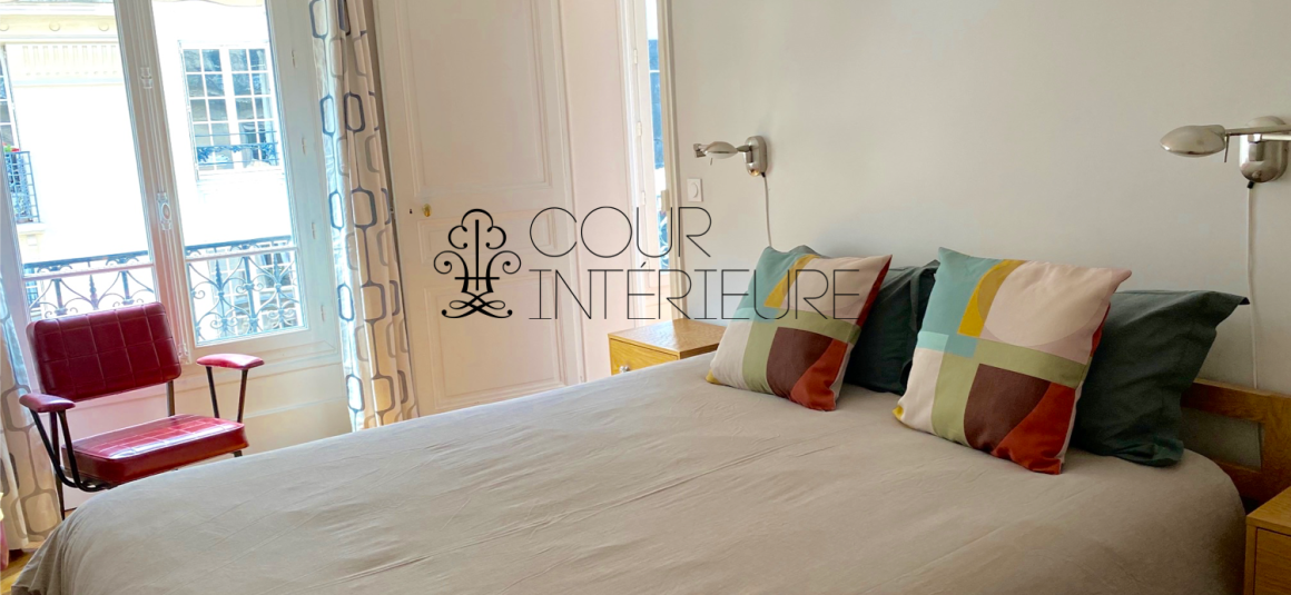 MEUBLÉ – 2 ch + bureau – 90 m2 – Paris 17ème – Rue Labie – 4e étage ascenseur – Metro : Ternes – Argentine – Loyer cc : 2.710 euros cc