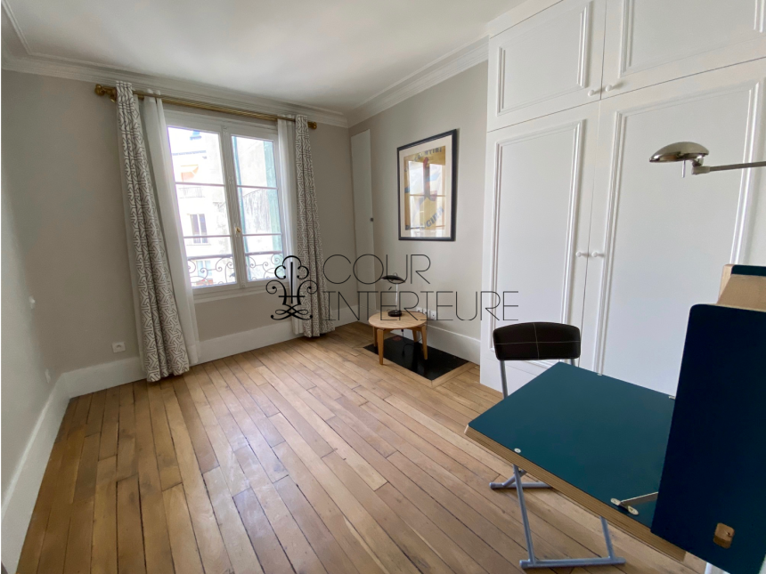 MEUBLÉ – 2 ch + bureau – 90 m2 – Paris 17ème – Rue Labie – 4e étage ascenseur – Metro : Ternes – Argentine – Loyer cc : 2.710 euros cc