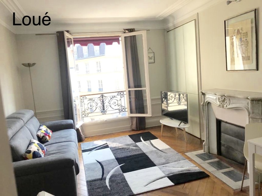 MEUBLÉ – 1 ch – 45 m2 – Paris 8e – Rue du Colisée – 4ème étage ascenseur – Loyer cc : 2.000 euros (chauffage collectif)