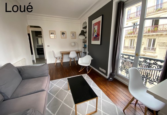 MEUBLÉ – 1 chambre – 34 m2 – Paris 17ème – Rue Guersant – 4e étage sans ascenseur – Loyer charges comprises : 1.500 euros