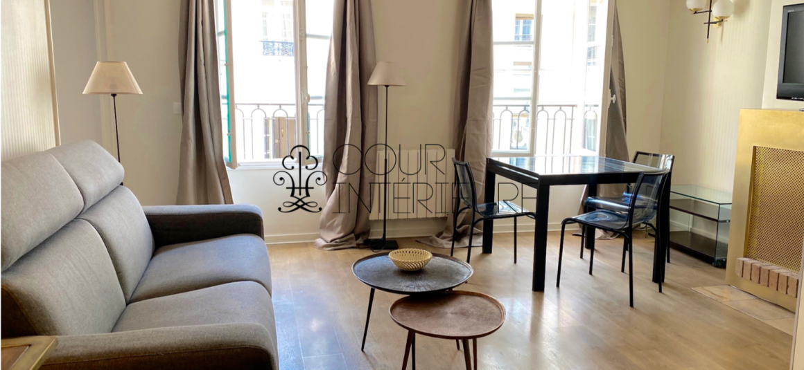 MEUBLÉ – 1 chambre – 92 Neuilly sur Seine – 40 m2 – Rue Paul Chatrousse (Pont de Neuilly) – 2ème étage ascenseur – Loyer charges comprises : 1.600 €