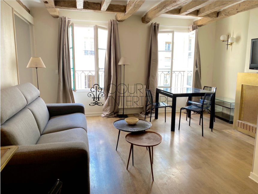 MEUBLÉ – 1 chambre – 92 Neuilly sur Seine – 40 m2 – Rue Paul Chatrousse (Pont de Neuilly) – 2ème étage ascenseur – Loyer charges comprises : 1.600 €