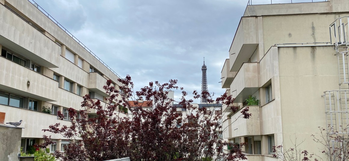MEUBLÉ – Studio – 21 m2 – Paris 7ème – Belle vue Tour Eiffel – Rue Jean Nicot – 3ème étage ascenseur – Loyer charges comprises : 1.100 euros