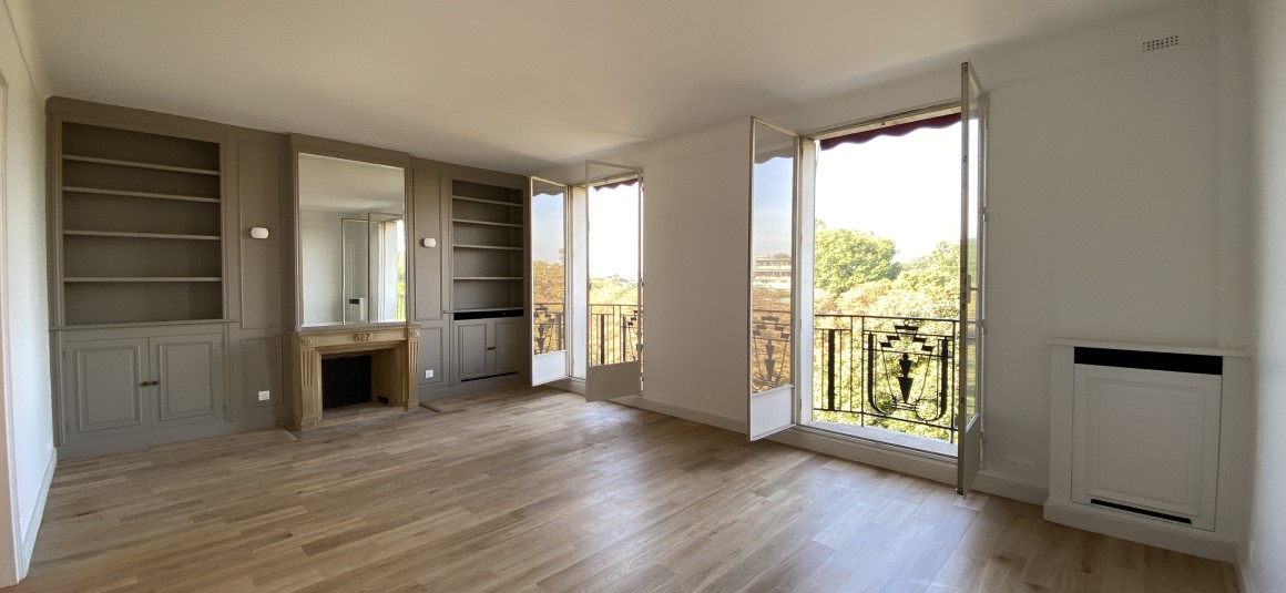 VIDE – 3 ch – 111 m2 – Paris 16e – Village Auteuil – Ave Marechal Lyautey – Balcon – 4e étage ascenseur – Loyer cc : 3.750 €