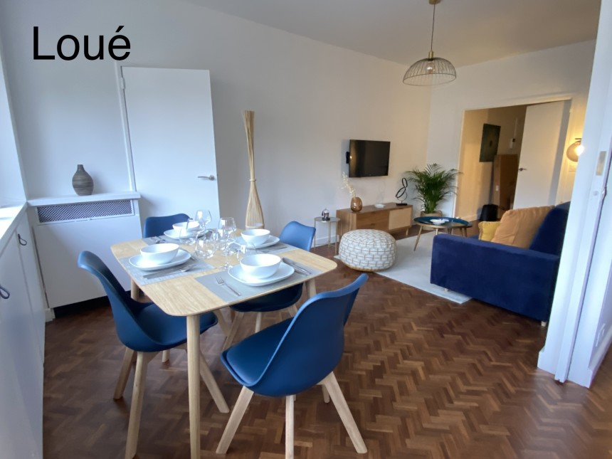 MEUBLÉ – 1 ch – 52 m2 – Paris 8ème – Rue Beaujon – Métro : Etoile – 5e étage ascenseur – Loyer cc : 2.100 €