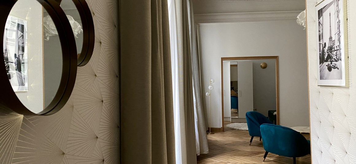 MEUBLÉ – 1ch – Paris 9ème – 47 m2 – Rue de la Grange Batelière – Richelieu Drouot – 3ème étage ascenseur – Loyer cc : 2.200 €