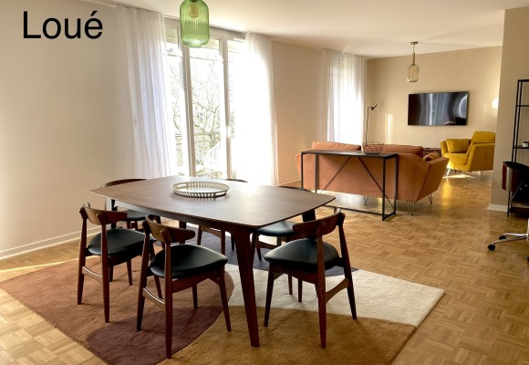 MEUBLÉ – 2 chambres – Paris 16e – Bld de Montmorency – 88 m2 + Balcon 4 m2 – 4e étage avec ascenseur – Loyer cc : 2.950 euros (chauffage et eau chaude collectifs)