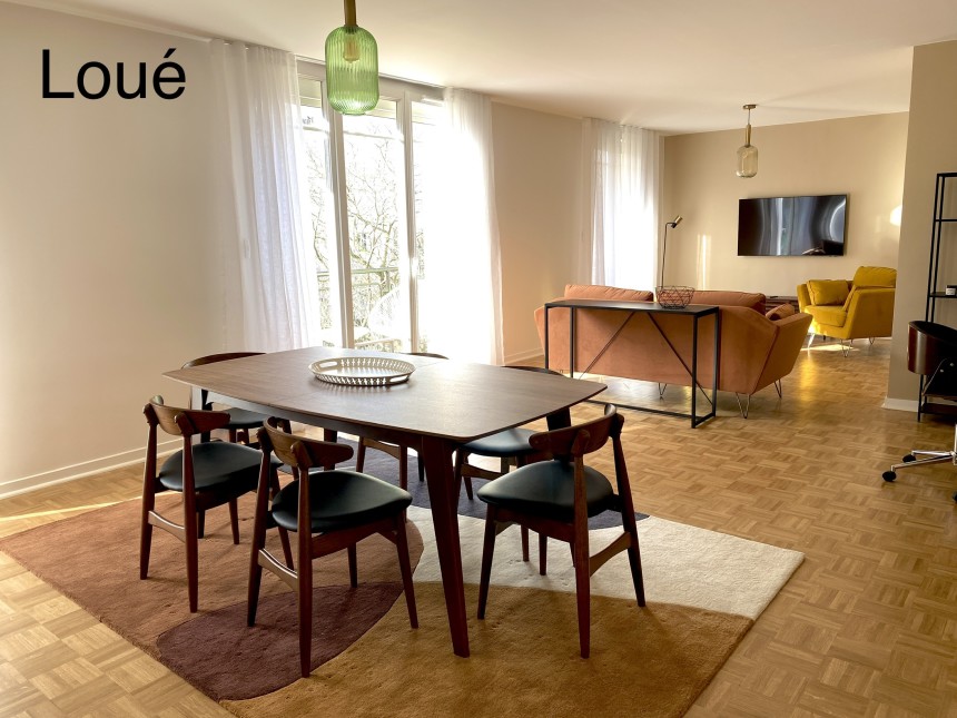 MEUBLÉ – 2 chambres – Paris 16e – Bld de Montmorency – 88 m2 + Balcon 4 m2 – 4e étage avec ascenseur – Loyer cc : 2.950 euros (chauffage et eau chaude collectifs)