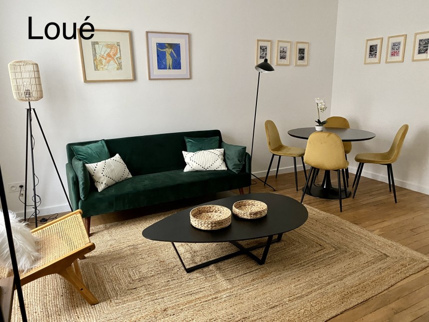 MEUBLÉ – RÉFECTION TOTALE – 1ère LOCATION –  1 chambre – 44 m2 – Paris 7ème – Rue Saint Dominique (Gros Caillou) – 4e étage ascenseur – Loyer cc : 2.100 €