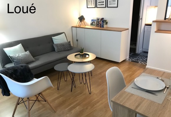 Meublé – 1 ch – Paris 17e – 30 m2 – Rue Pierre Demours – 1er étage sans ascenseur sur cour – Loyer cc : 1.300 € cc (Internet inclus)