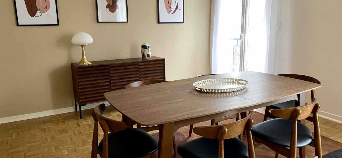 MEUBLÉ – 2 chambres – Paris 16e – Bld de Montmorency – 88 m2 + Balcon 4 m2 – 4e étage avec ascenseur – Loyer cc : 2.950 euros (chauffage et eau chaude collectifs)