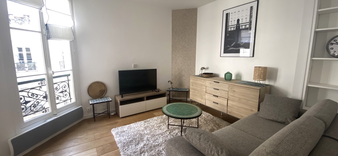 MEUBLÉ – 1 chambre – Paris 1er – Marché St Honoré – 35,5 m2 – 4ème étage avec ascenseur sur cour – loyer cc : 1.700 €