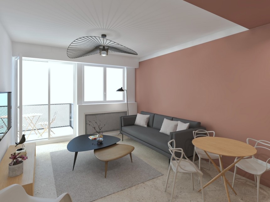 MEUBLÉ – Grand studio / 1 chambre – 32,07 m2 – Avenue Victor Hugo – Paris 16ème – 4e étage ascenseur avec balcon – Loyer cc : 1.400 euros (chauffage eau ch collectif inclus)