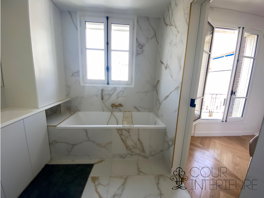 MEUBLÉ – EXCEPTIONNEL – 1ère LOCATION – RÉFECTION HAUT DE GAMME – 2 chambres – 98 m2 – Paris 6ème – Jardin du Luxembourg – Rue Boissonade – 3ème étage ascenseur – Loyer charges comprises : 4.300 euros (chauffage et eau chaude centrals inclus et Internet inclus)