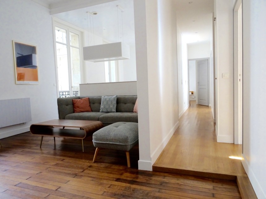 MEUBLÉ – 3 chambres (2 chambres + 1 bureau / chambre d’amis) – 77 m2 – Avenue Foch / Bld Flandrin / Porte Dauphine –  Paris 16ème – 1er étage ascenseur –  Loyer charges comprises : 3.100 €