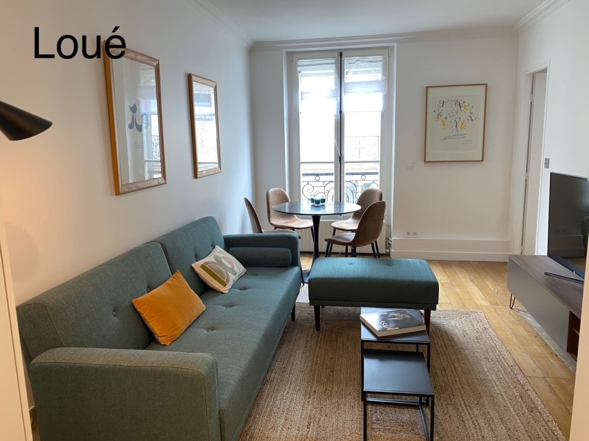 MEUBLÉ – 1 chambre – Paris 7ème – Rue Pierre Leroux – 38,3 m2 – 5ème étage ascenseur – Loyer charges comprises : 1.700 €