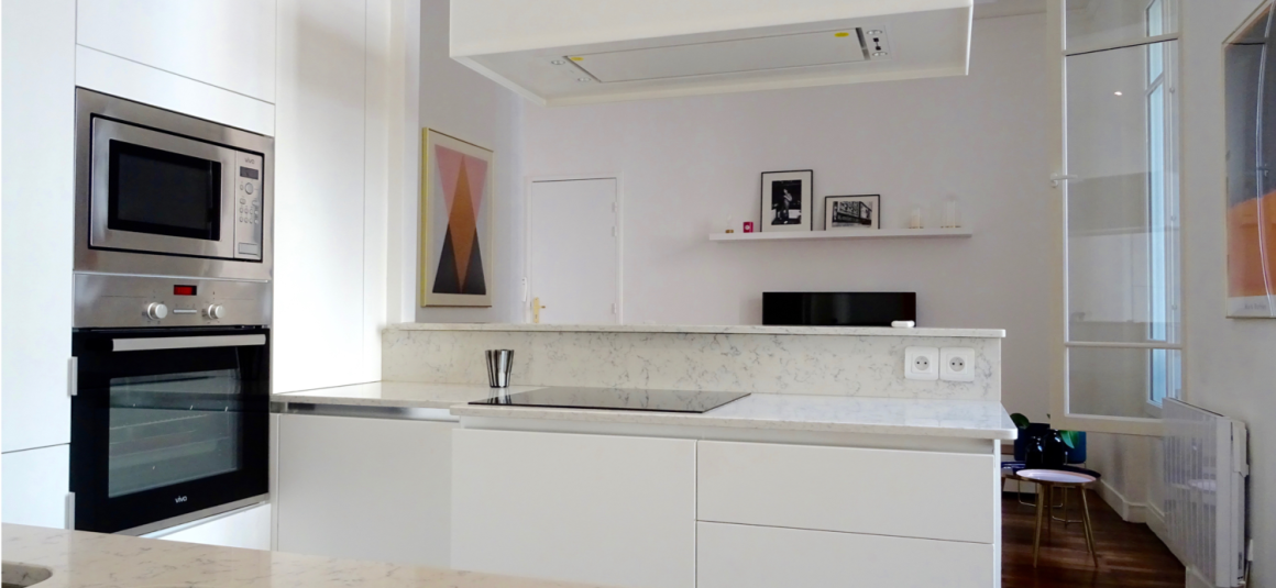 MEUBLÉ – 3 chambres (2 chambres + 1 bureau / chambre d’amis) – 77 m2 – Avenue Foch / Bld Flandrin / Porte Dauphine –  Paris 16ème – 1er étage ascenseur –  Loyer charges comprises : 3.100 €