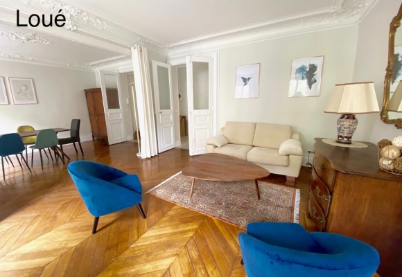 MEUBLÉ – 1 chambre – Paris 17ème  – Métro : Pereire – Avenue Villiers – 59 m2 – 1er étage avec ascenseur – Loyer charges comprises : 2.200 euros