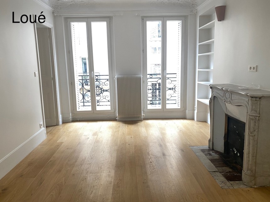 VIDE – 2 chambres – 52 m2 – Paris 17ème – Rue Labie – 2ème étage avec balcon sans ascenseur – Loyer charges comprises : 1.695 euros