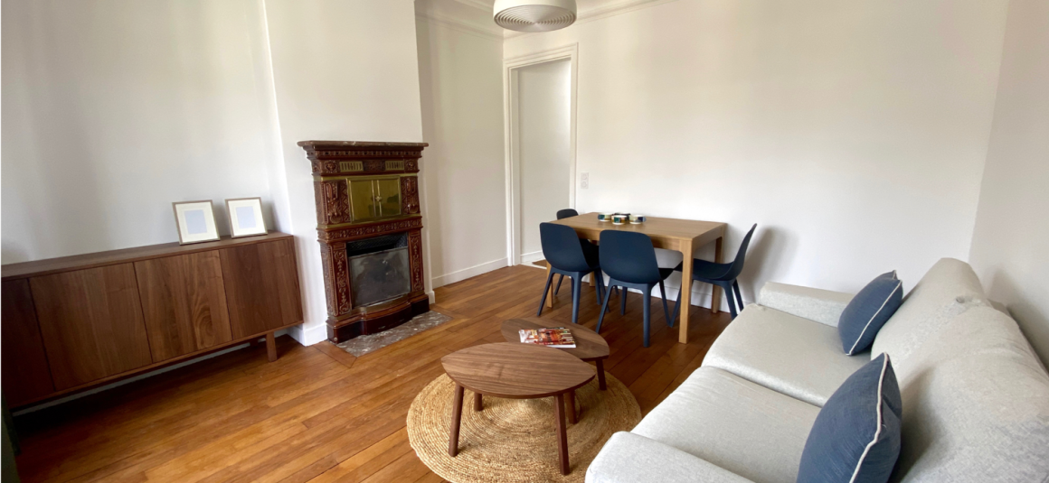 MEUBLÉ – 1 chambre – 39 m2 – Paris 17ème – Villiers / Malesherbes – Rue Jouffroy d’Abbas – 6ème et dernier étage avec ascenseur – Loyer charges comprises : 1.550 euros