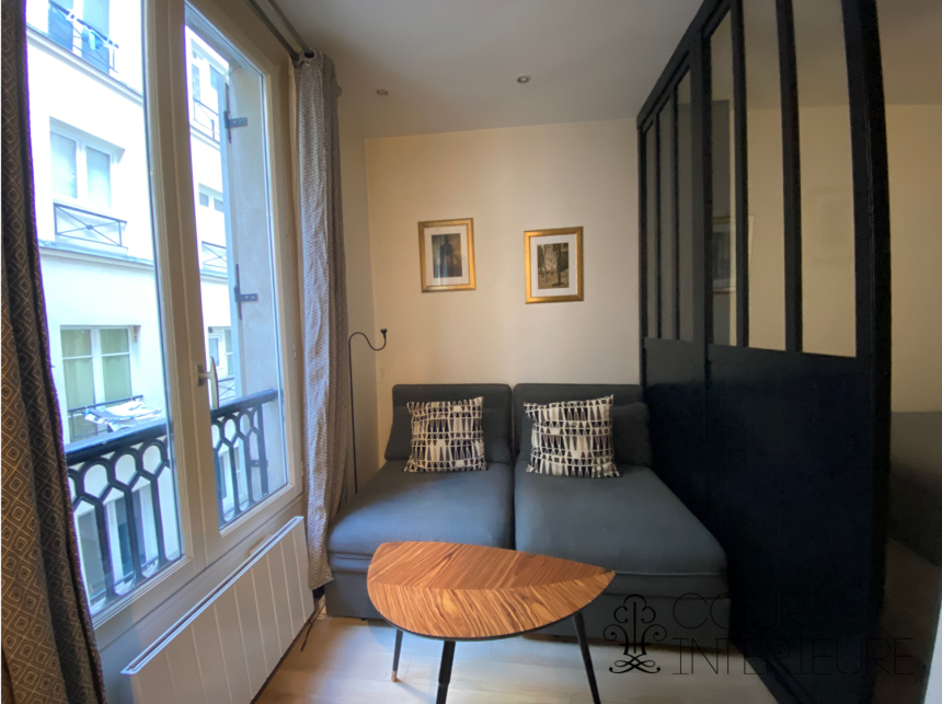 MEUBLÉ – 1 chambre – Paris 3ème – 25 m2 – Rue de Turenne –  3ème  étage sans ascenseur – Loyer : 1.250 € cc