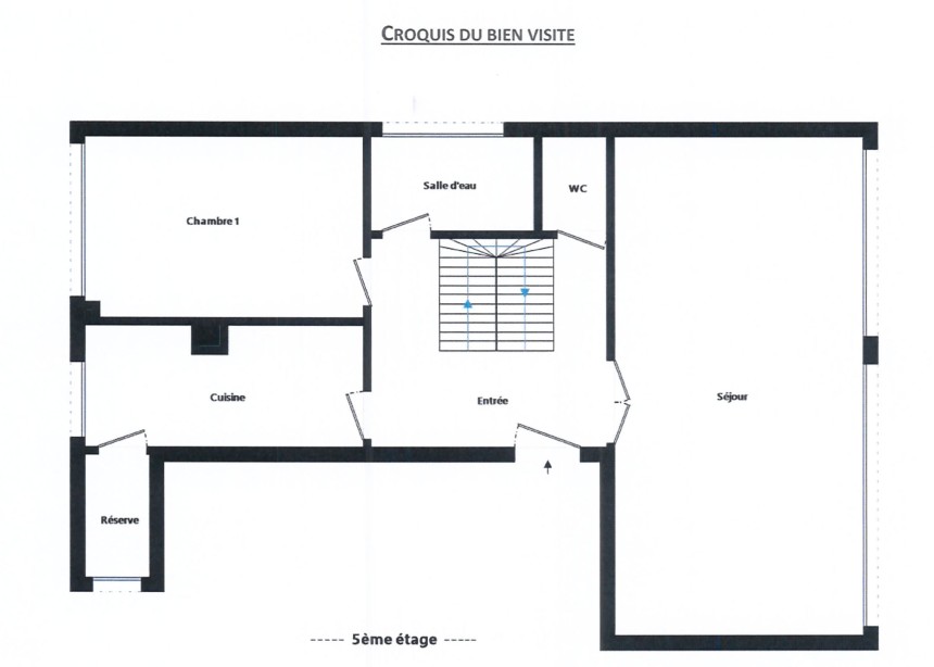 MEUBLÉ – Duplex 3 chambres de 90 m2 + Terrasse environ 26 m2 – Paris 15ème – Rue Théodore Deck – 5ème et dernier étage ascenseur – Loyer charges comprises : 3.246 €