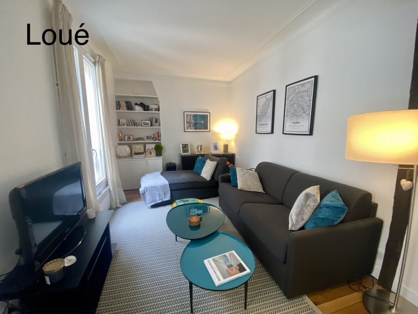 MEUBLÉ – 1 chambre – Paris 17ème – Rue Dulong – 41 m2 – 4ème étage sans ascenseur – Loyer charges comprises : 1.750 euros