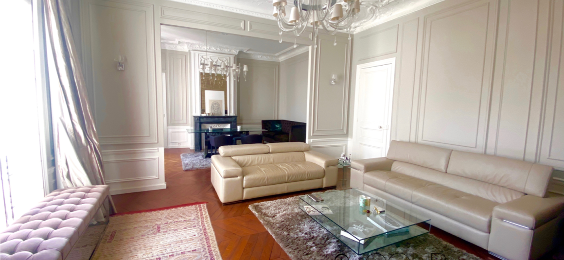 MEUBLÉ – 3 chambres – Avenue Malakoff – PARIS 16ème – 150 m2 – 4ème étage avec ascenseur – Loyer charges comprises : 5.900 euros