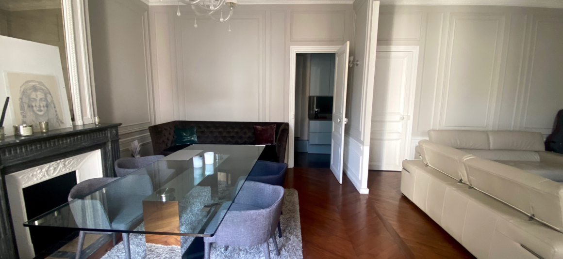 MEUBLÉ – 3 chambres – Avenue Malakoff – PARIS 16ème – 150 m2 – 4ème étage avec ascenseur – Loyer charges comprises : 5.900 euros