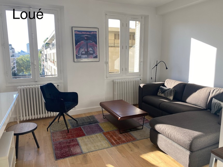 MEUBLÉ – 2 pièces – 39 m2 – Paris 16ème – PASSY – Rue Raynouard – 5ème étage ascenseur – Loyer charges comprises : 1.800 euros (chauffage et eau chaude collectifs)al