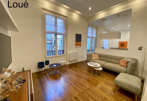 MEUBLÉ – 3 chambres (2 chambres + 1 bureau / chambre d’amis) – 77 m2 – Avenue Foch / Bld Flandrin / Porte Dauphine –  Paris 16ème – 1er étage ascenseur –  Loyer charges comprises : 3.100 €