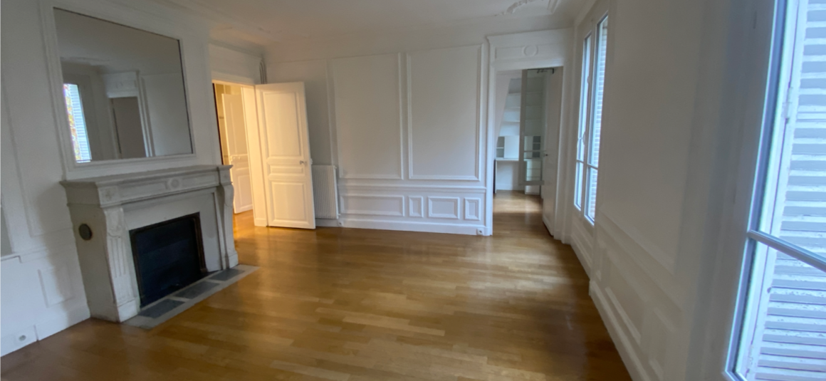 VIDE – 2 chambres – 71 m2 – Paris 17ème – Bld Pereire / quartier Wagram Levis – 2ème étage ascenseur – Loyer charges comprises : 2.542 euros