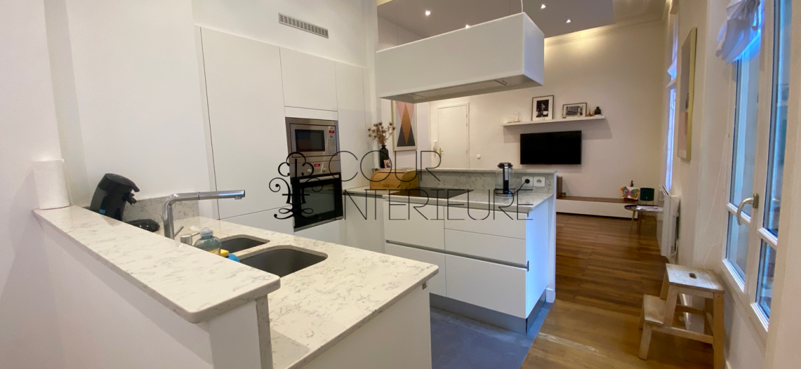 MEUBLÉ – 3 chambres (2 chambres + 1 bureau / chambre d’amis) – 77 m2 – Avenue Foch / Bld Flandrin / Porte Dauphine –  Paris 16ème – 1er étage ascenseur –  Loyer charges comprises : 3.100 €