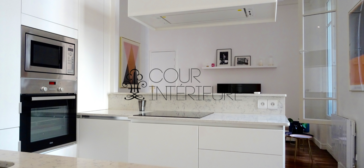 MEUBLÉ – 3 chambres (2 chambres + 1 bureau / chambre d’amis) – 77 m2 – Avenue Foch / Bld Flandrin / Porte Dauphine –  Paris 16ème – 1er étage ascenseur –  Loyer charges comprises : 3.100 €