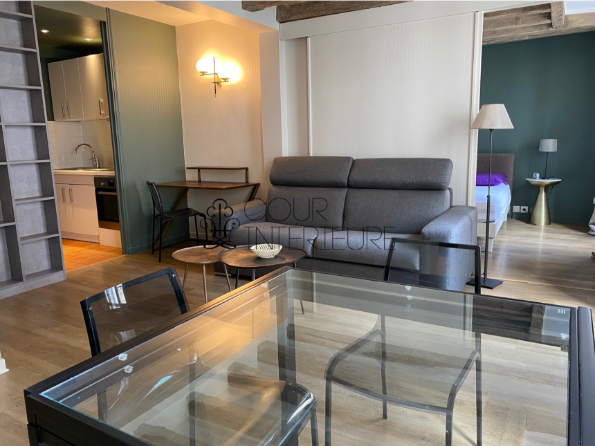 MEUBLÉ – 1 chambre – 92 Neuilly sur Seine – 40 m2 – Rue Paul Chatrousse (Pont de Neuilly) – 2ème étage ascenseur – Loyer charges comprises : 1.600 €