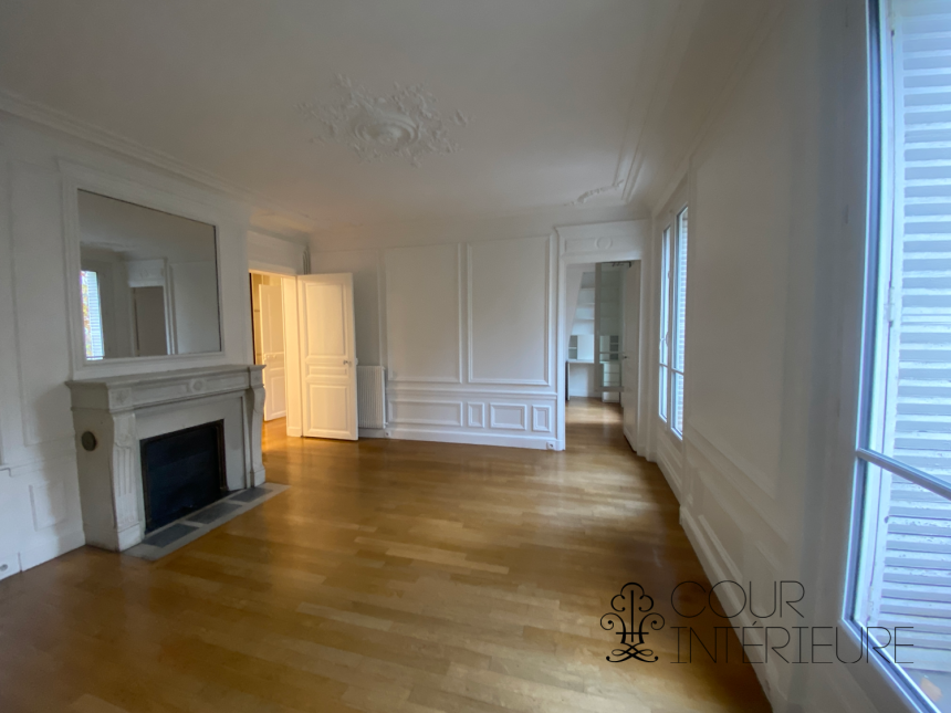 VIDE – 2 chambres – 72 m2 – Paris 17ème – Bld Pereire / quartier Wagram Levis – 2ème étage ascenseur – Loyer charges comprises : 2.580 euros