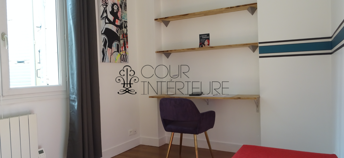 MEUBLÉ – 3 chambres (2 chambres + 1 bureau / chambre d’amis) – 77 m2 – Avenue Foch / Bld Flandrin / Porte Dauphine –  Paris 16ème – 1er étage ascenseur –  Loyer charges comprises : 3.100 €