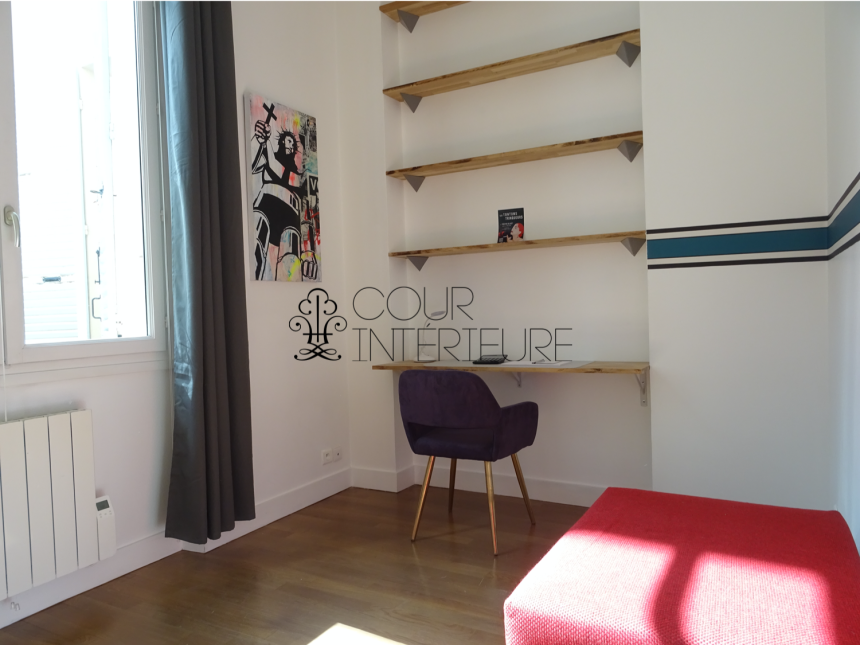 MEUBLÉ – 3 chambres (2 chambres + 1 bureau / chambre d’amis) – 77 m2 – Avenue Foch / Bld Flandrin / Porte Dauphine –  Paris 16ème – 1er étage ascenseur –  Loyer charges comprises : 3.100 €