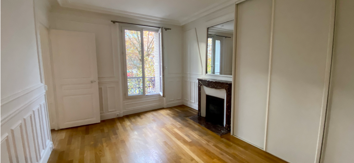 VIDE – 2 chambres – 71 m2 – Paris 17ème – Bld Pereire / quartier Wagram Levis – 2ème étage ascenseur – Loyer charges comprises : 2.542 euros