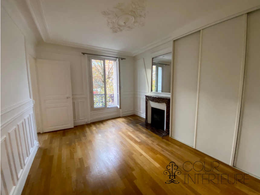 VIDE – 2 chambres – 72 m2 – Paris 17ème – Bld Pereire / quartier Wagram Levis – 2ème étage ascenseur – Loyer charges comprises : 2.580 euros