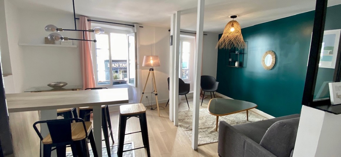 MEUBLÉ – 1 chambre – 37,1 m2 – Paris 17ème – Rue des Acacias – 1er étage sans ascenseur –  Loyer charges comprises : 1.500 €