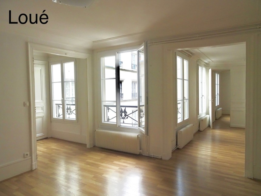 VIDE – 2 chambres – Paris 9ème – Square Montholon – 85 m2 – 4ème étage avec ascenseur – Loyer charges comprises : 2.457 euros