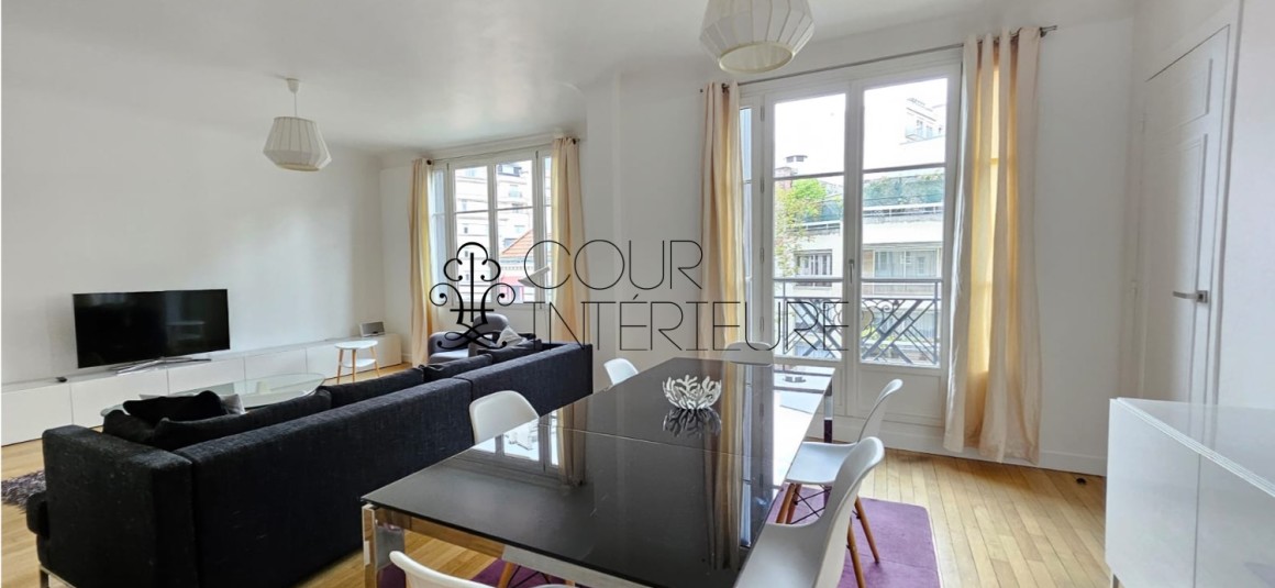 MEUBLÉ – 3 chambres – Paris 17ème –  Wagram – 120 m2 – 4ème étage avec ascenseur – Loyer charges comprises : 4.490 € charges comprises (chauf. inclus)