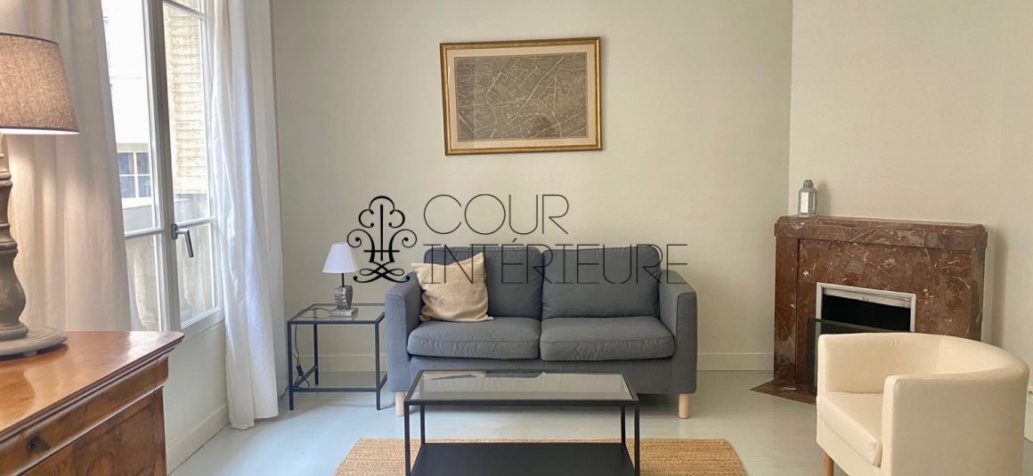 MEUBLÉ – 2 chambres – 68 m2 – Paris 17ème – Rue Roger Bacon / angle Guersant – 1er étage ascenseur – Loyer charges comprises : 2.700 €