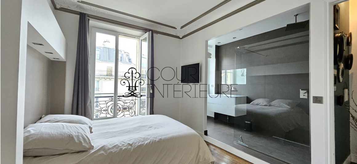MEUBLÉ – 2 chambres – 96 m2 – Paris 8ème (limite 17ème) – VILLIERS – Rue Constantinople – Quartier Villiers / rue de Levis – 4ème étage ascenseur – Loyer charges comprises : 3.650 euros