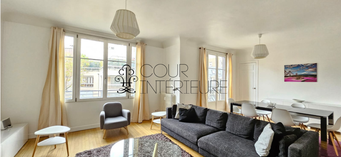 MEUBLÉ – 3 chambres – Paris 17ème –  Wagram – 120 m2 – 4ème étage avec ascenseur – Loyer charges comprises : 4.490 € charges comprises (chauf. inclus)